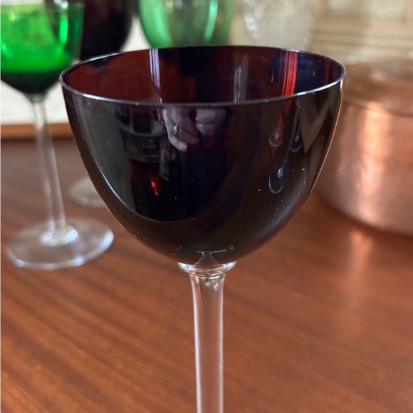 Baccarat 'Perfection' Rhine Wine Crystal Glasses . RARE - Picture 2 of 4